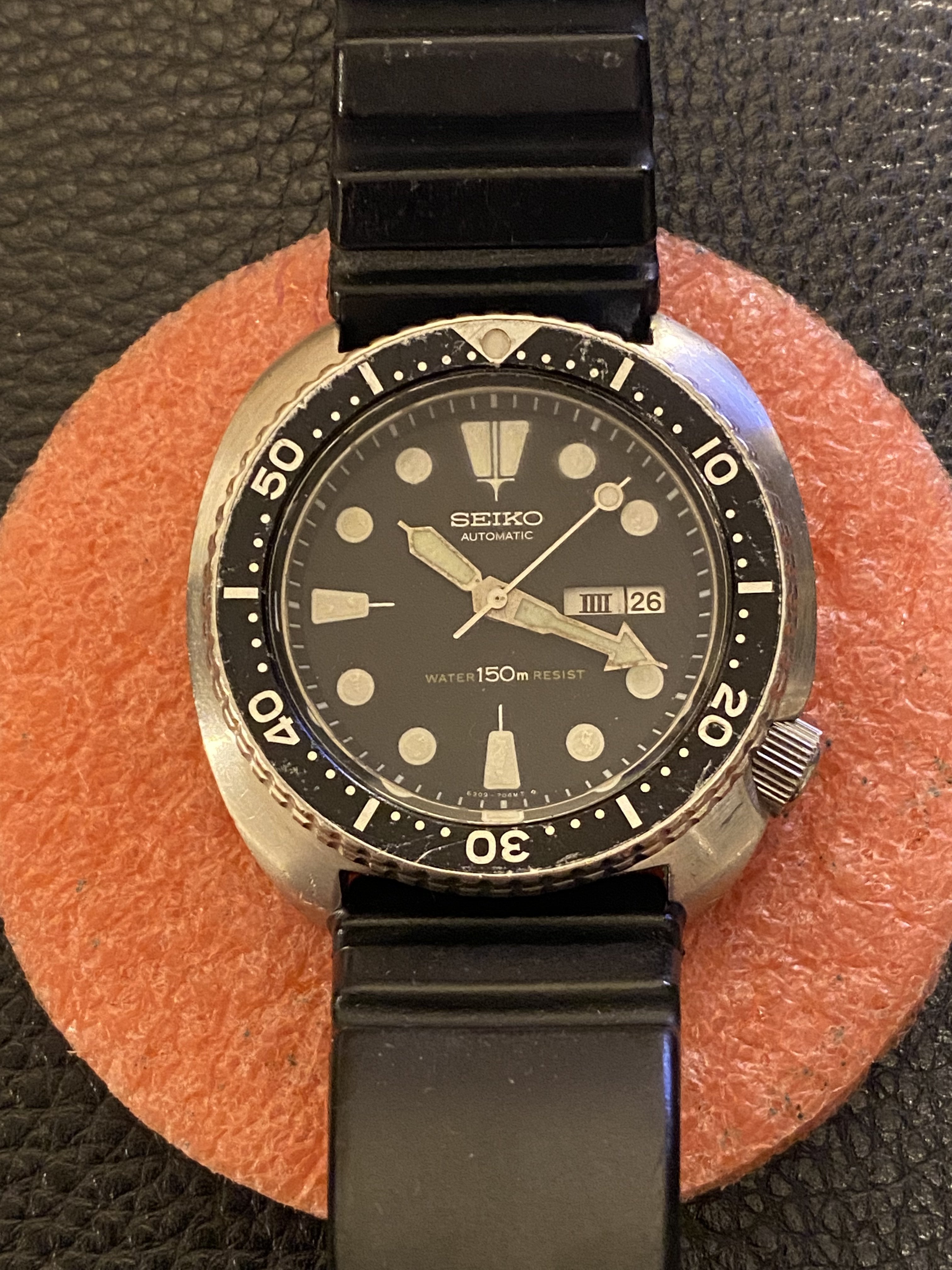 SOLD: Seiko 6309-7040 (MT Dial) on GL831 $400 Shipped and Insured | The  Watch Site