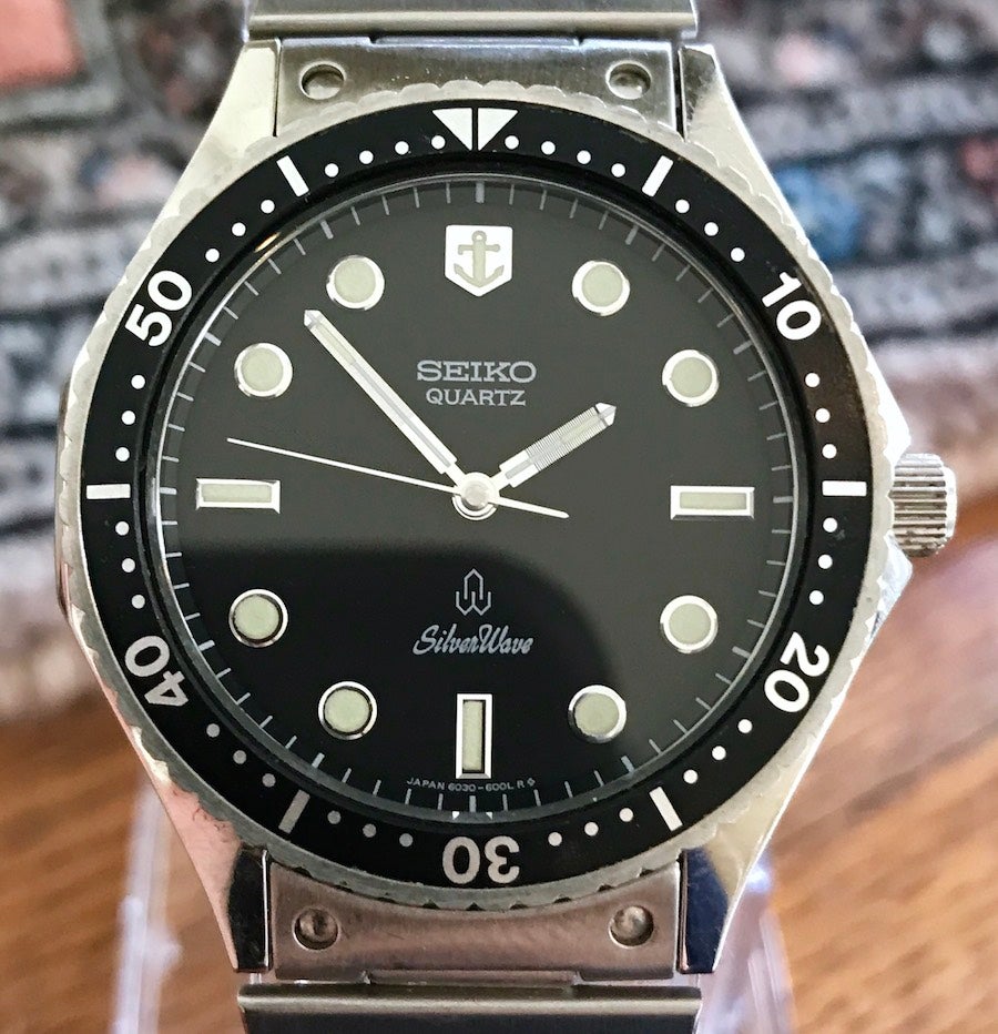 SOLD: Seiko 6030-6000 SilverWave Diver - $275 | The Watch Site