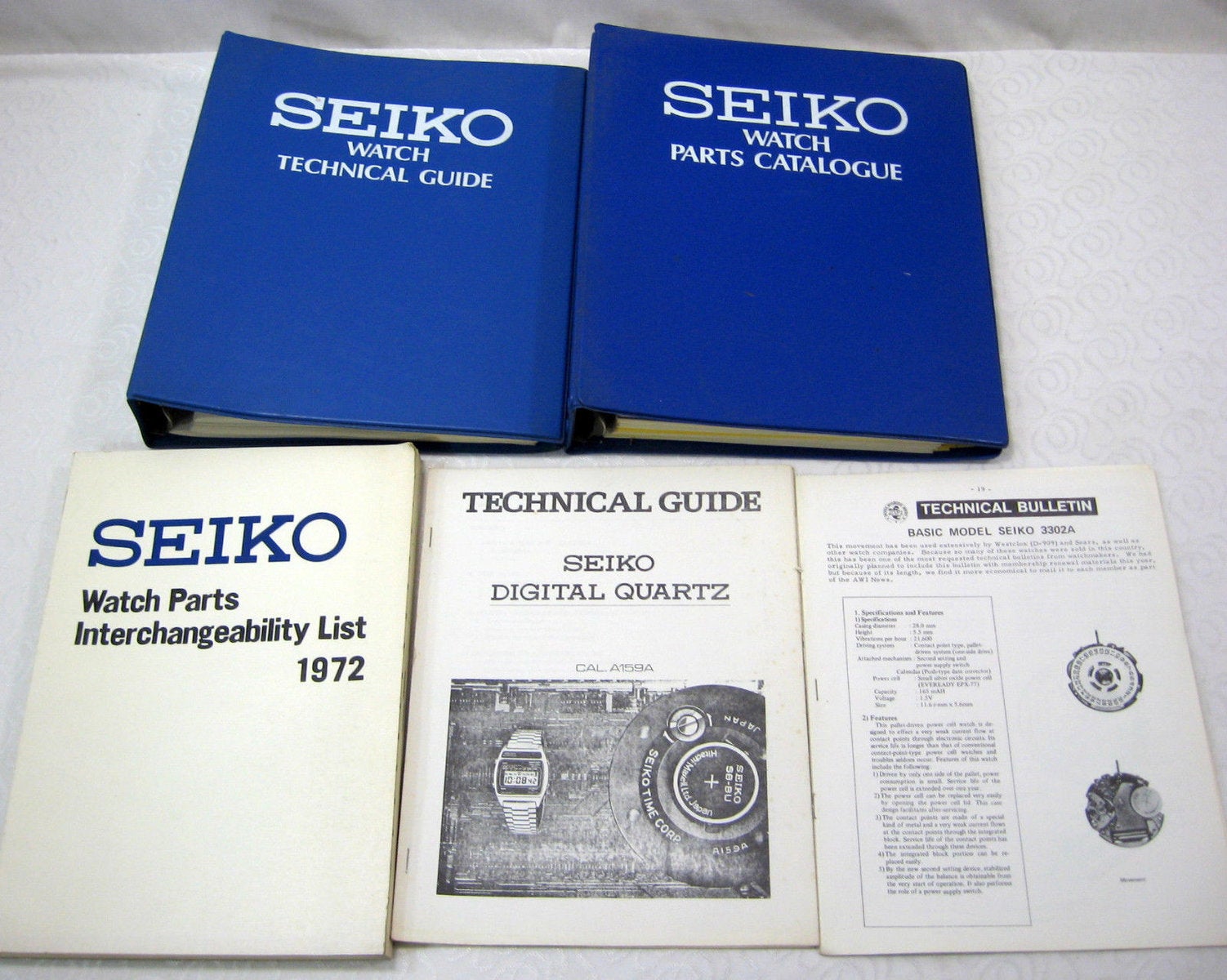 Seiko case parts catalog. | The Watch Site