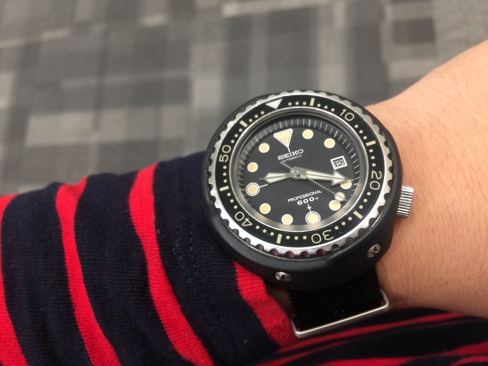 Calling all 6159-7010 Grandfather Tuna Experts. Credited Strap Choice? |  The Watch Site