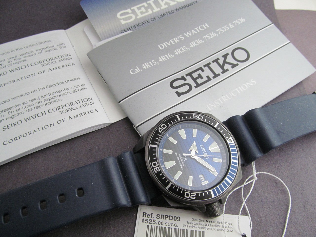 FS Seiko Prospex SRPD09 Special Edition Blue Silicone Automatic Divers  Watch $275 | WatchUSeek Watch Forums