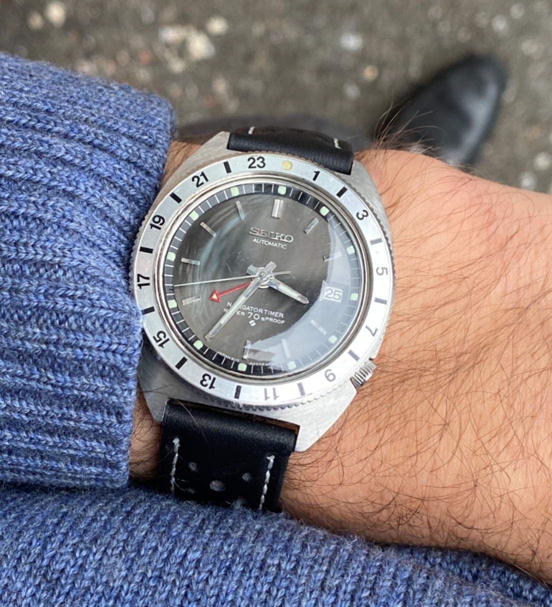 Seiko Navigator Timer - Bracelet options? | The Watch Site