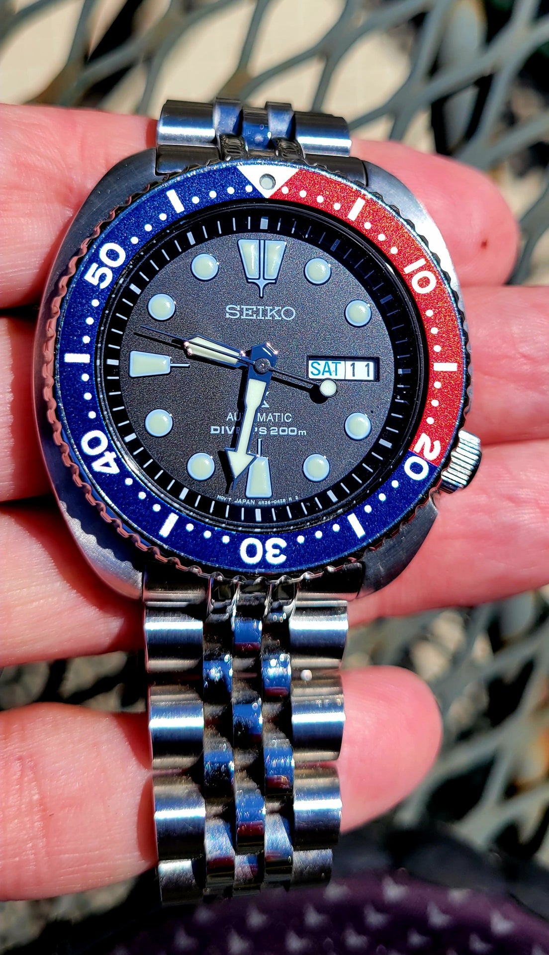 FS: Seiko 4R36-04Y0 Pepsi Divers Watch SOLD | The Watch Site