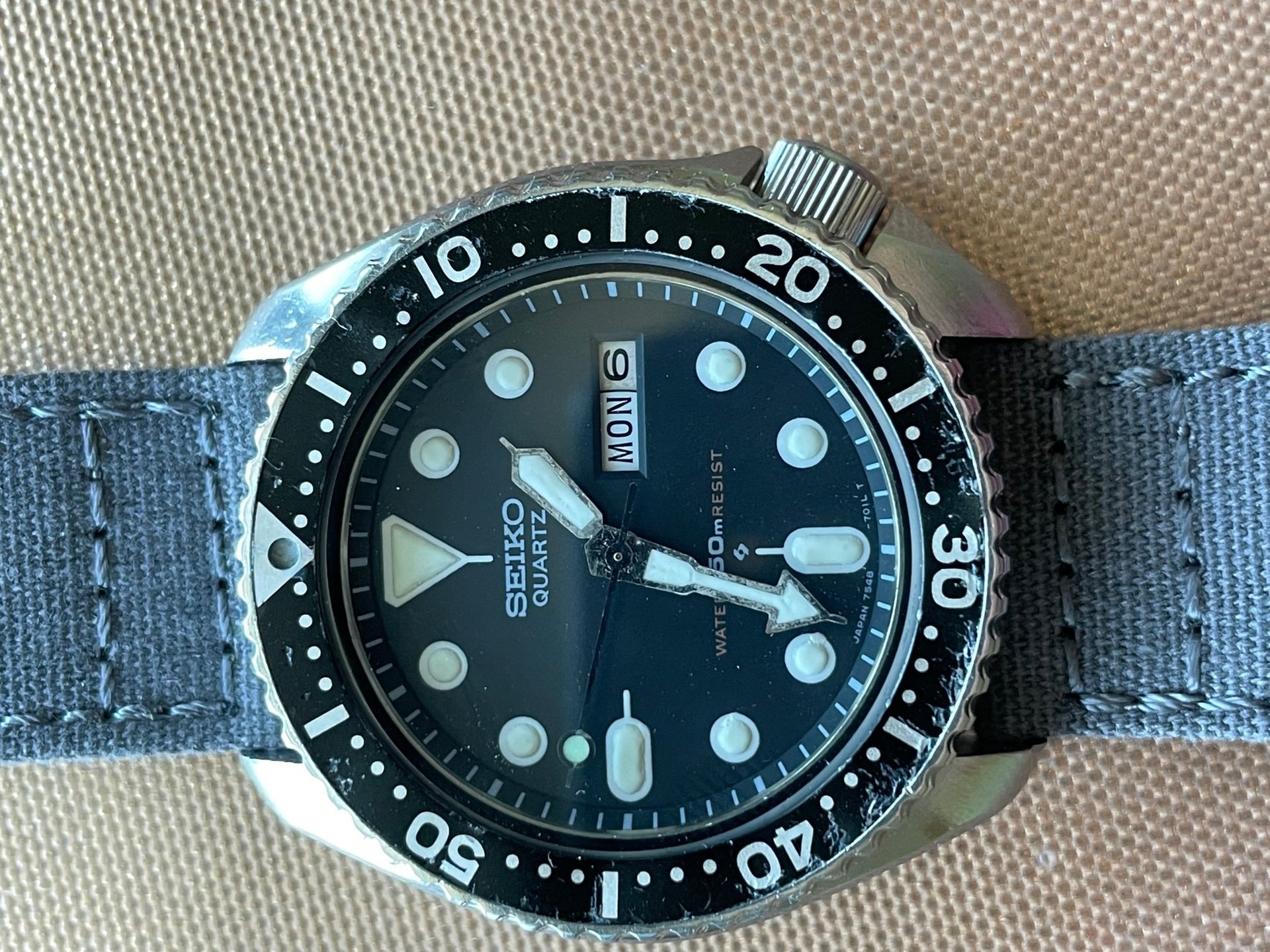 FS: Vintage Seiko 7548 Diver - Complete Fresh Overhaul - 2 Straps | The  Watch Site