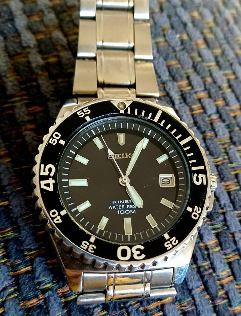 FS: Seiko 5M62-0A10 Kinetic Diver $ SOLD | The Watch Site