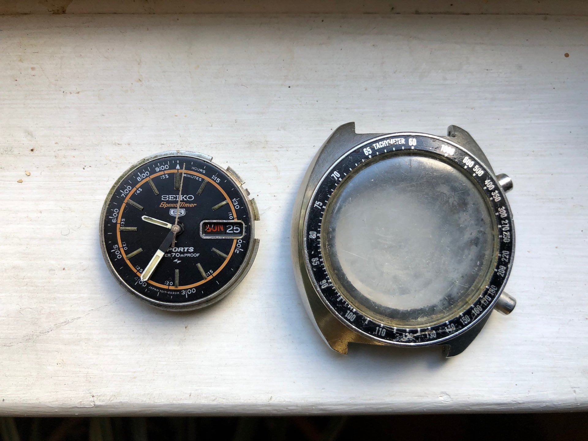 Seiko 7017-6020 Center Chronograph Wheel | The Watch Site