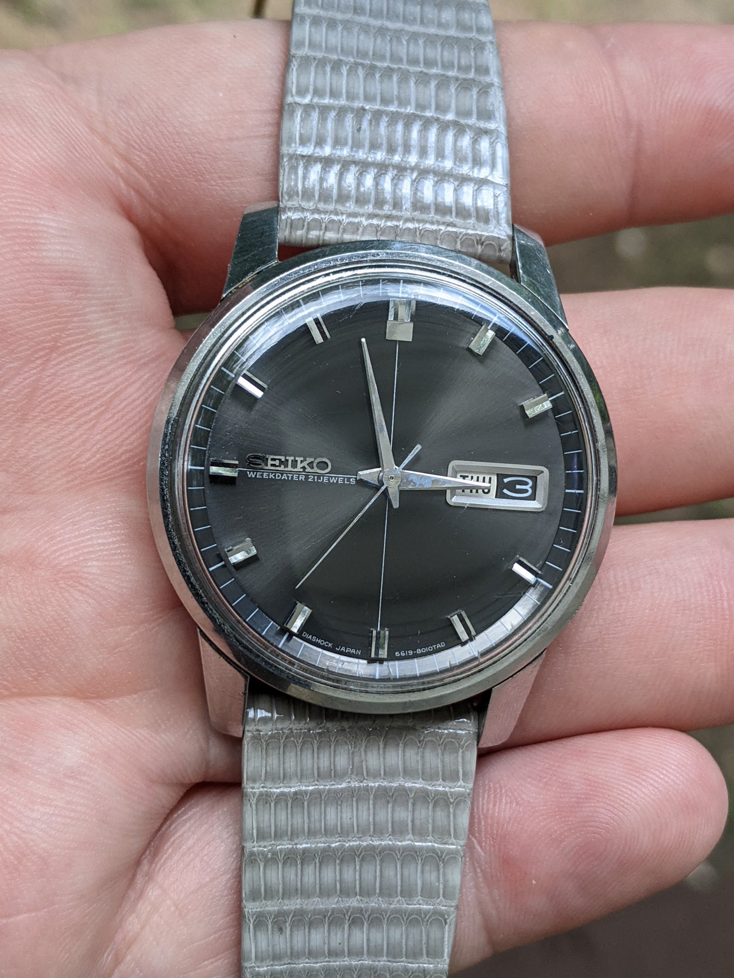 For Sale - 1965 Seiko 6619-8010 Weekdater - $150 | The Watch Site